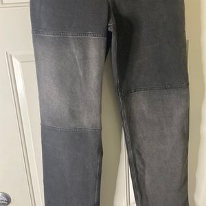 Ultra High Rise Dad Hollister Jeans 5 Pocket Patched leg Pants 27-31